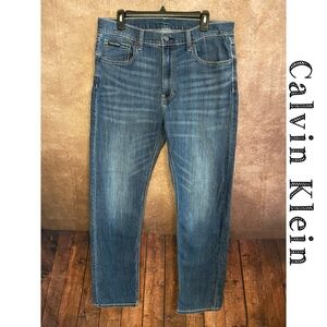 Calvin Klein-Men’s Slim Straight Fit Jeans-Size 34”/32”-EUC